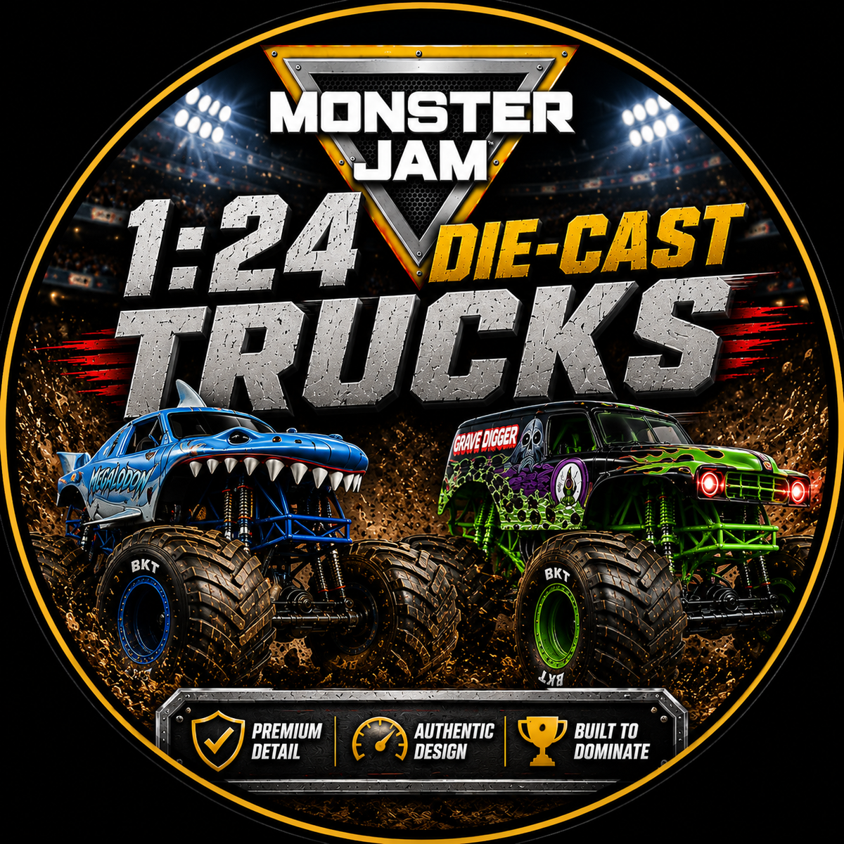 Monster Jam 1:24 Die Cast Trucks
